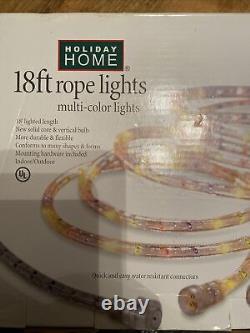 18 ft X3 LED Rope Light Kits Indoor Outdoor Holiday Home Party Lights