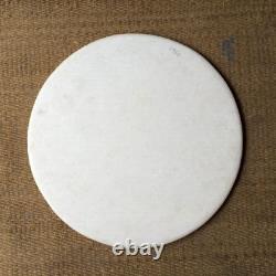 24 White Marble Round Plain Coffee Dining Table Top Home Christmas Decorative