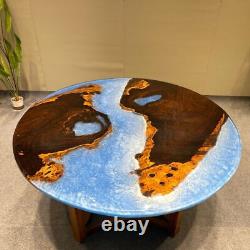 Blue Ocean Epoxy Table, Wooden Table, Epoxy Resin River Table, Cyber Monday Sale