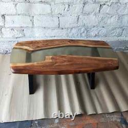 Clear Epoxy Resin Coffee Table Top, Epoxy Sofa Center Table Christmas Gifts