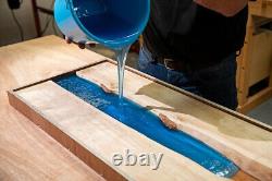 Custom Made Epoxy Resin Dining Table Top Diy Wood & Epoxy Table Outdoor & Indoor