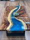 Epoxy Coffee Table Top Blue Epoxy River Center Table Top Kitchen Side Epoxy Top