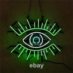 Eye 17x14 Real Glass Neon Light Sign Nightlight for Bedroom Wall Hanging Gift