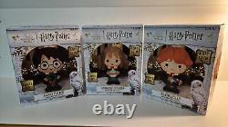 Gemmy Harry Potter Hermione Ron Set of 3 Christmas Airblown Inflatables 4.5 FT