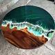Green River Epoxy Coffee Table Top, Christmas Eve Sale Resin Wood Table Decors