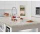 Kitchen Counter Top, White Quartz Bathroom Countertop Island, Home & bathroom