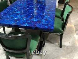 Lapis Lazuli Dining Center Table Top, Hallway Furniture Counter Top Table Decors
