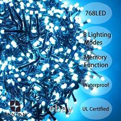 MWYYYJ Color Changing 768 LED Cluster Christmas Lights RGB Outdoor Indoor Str