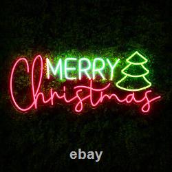 Merry Christmas Neon Sign, Christmas Neon Sign, Led Neon Gift