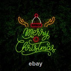 Merry Christmas Neon Sign, Christmas Neon Sign, Led Neon Wall Decor