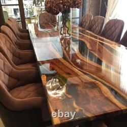 New Large Dining Epoxy Resin Dining Coffee Table Top UV Protection Hallway Decor
