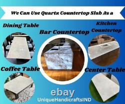 Quartz Bars & Kitchen Dining Countertops Slab, Quartz Tiles and Table, Furniture
