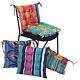 Square Indoor Outdoor Dining Garden Kantha Soft Chair Seat Pad Cushion 14 or 16