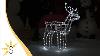 Sunnydaze Christmas Standing Deer White Led Light Display 27 Inch Tall Tlh 282