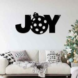 Wall Art Home Decor Metal Acrylic 3D Silhouette Poster USA Christmas Joy
