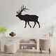 Wall Art Home Decor Metal Acrylic 3D Silhouette Poster USA Elk