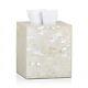 White Marble Mother Of Pearl Tissue Box, Kitchen Decor, Tissue Holder Home Decor