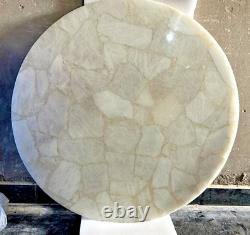 White Quartz Coffee Table Top, Stone Center Hallway Table Top Christmas Gifts